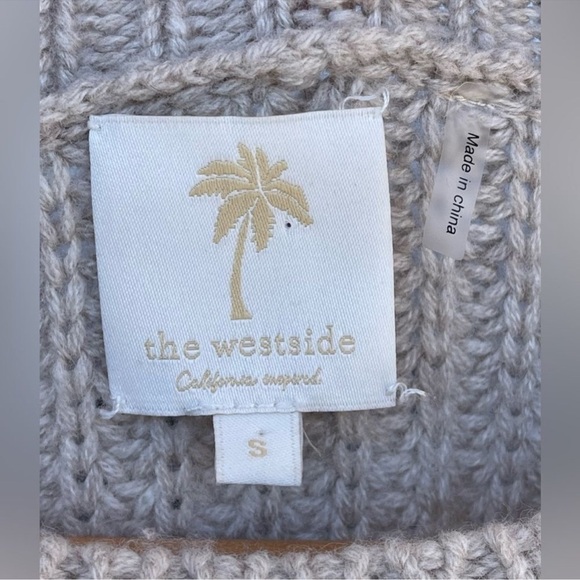 the westside wool cashmere blend sweater small - Picture 5 of 8